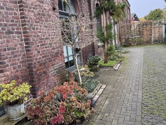 Alte Weberei Denkmal Haus im Haus - Maisonette-Wohnung mit Garten