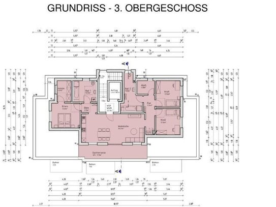 Sulzbach 4-Zi. Penthouse sonnig, mit Lift, KFW 40 QNG-Plus.