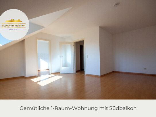 ** Zentrum-Süd |tolle 1-Raumwohnung mit Südbalkon | Lift | Auf Wunsch Stellplatz **