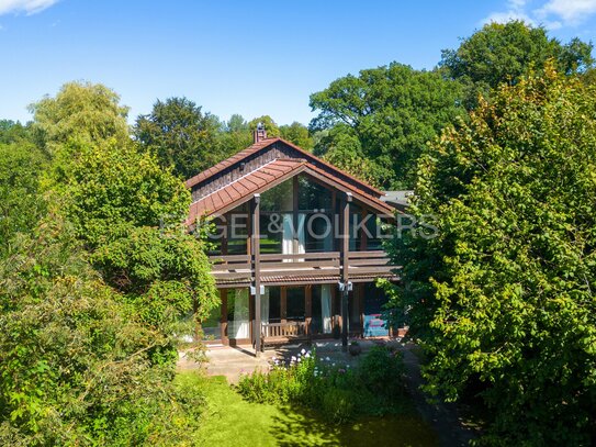 Einzigartiges Architektenhaus direkt am Alsterlauf