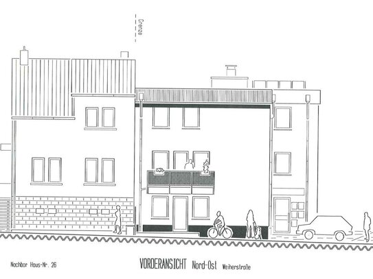 Provisionsfreie Eigentumswohnung im Obergeschoss eines Neubauvorhabens in Wadgassen - Hostenbach