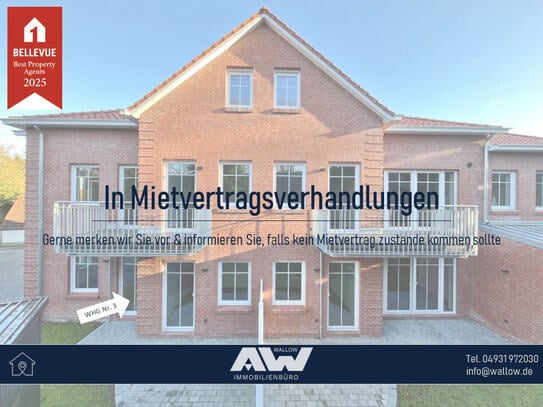 Exklusive Neubau-Erdgeschosswohnung mit Terrasse in Norden! Objekt-Nr.: 24-116-03-F