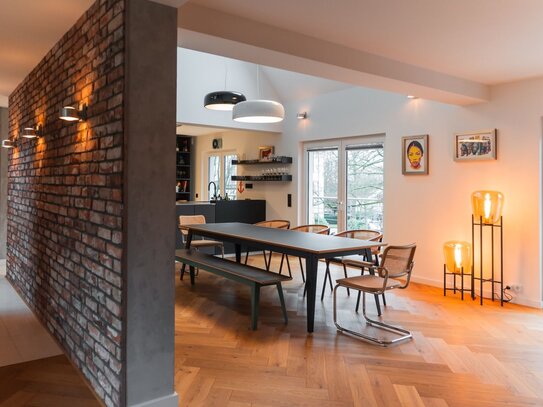 Manhattan-Loft-Style-Penthouse in Bredeney - Modern Living in bester Lage + Doppelgarage + Kamin