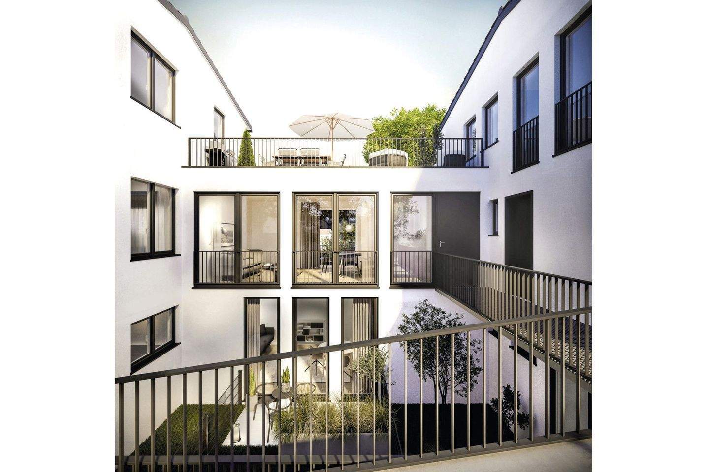 Exklusive Maisonette-Wohnung mit 2 Zimmern, Balkon, Garten und moderner Umwelttechnologie