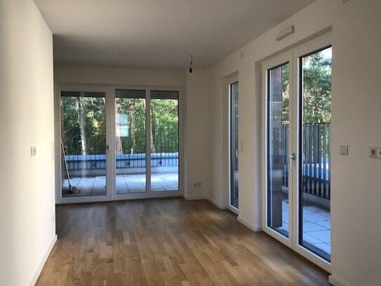 2-Zimmer-Wohn(t)raum mit Dachterrasse im Grünen