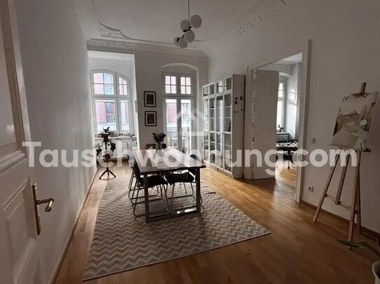 [TAUSCHWOHNUNG] 96m2-3Zimmer-Altbauwohnung in Fhain|Suche 2 Zimmer mit Balk.