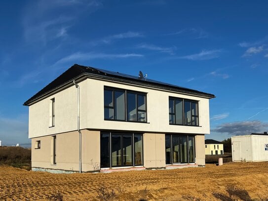 Doppelhaushälfte mit 500 m² Garten und traumhaftem Weitblick