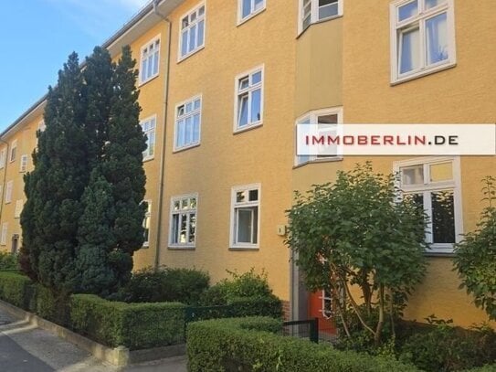 IMMOBERLIN.DE - Sehr sympathische Altbauwohnung mit Südwestbalkon nahe Dörpfeldstraße & WISTA