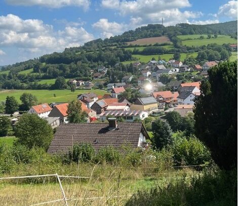 Bauland mit Blick über Bad Soden-Salmünster