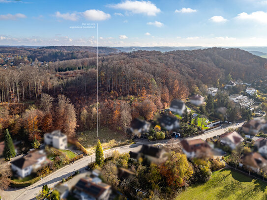 Fünf Gehminuten zum Wörthsee: Grundstück von 853 m² mit Baugenehmigung