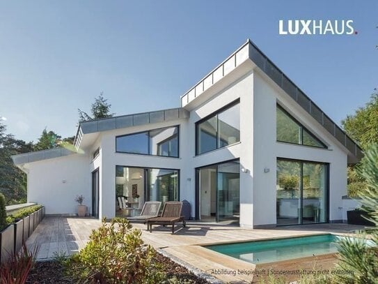 LUXHAUS Traumhafte Villa 290m² für Individualisten alles individuell planbar! Schlüsselfertig 100% Wohlfühlklima – 100%…