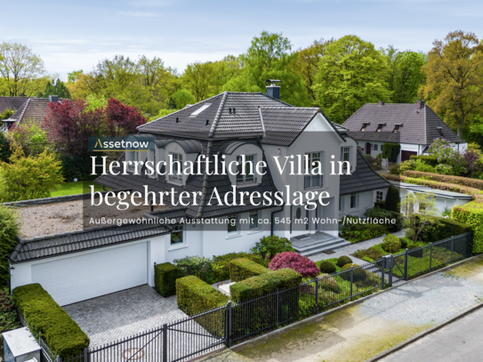 Exklusive Familien-Villa mit 545 m2 Wohn- und Nutzfläche in Naturidylle von Hamburg-Volksdorf