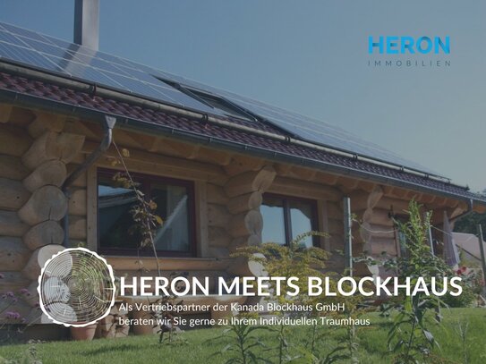 KBH & HERON - Nur für Grundstückbesitzer! - Projektiertes kanadisches Blockhaus.