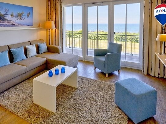 Moderne Traumwohnung mit großem Balkon und Meerblick an der Ostsee!