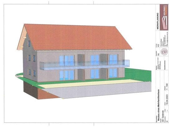 NEUBAU in Opfenbach/Wigratsbad Großzügige 1-Zimmer-ETW im Obergeschoss