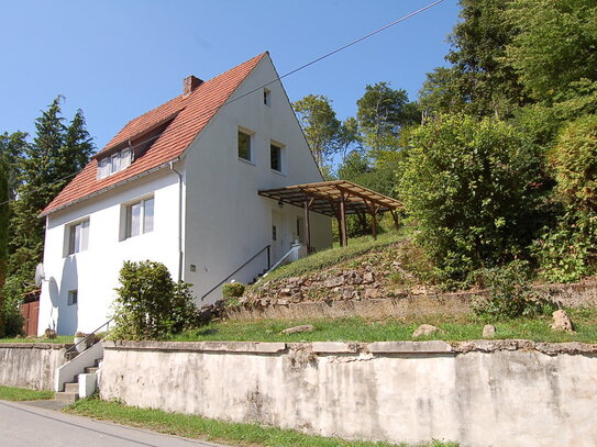 Ideal für Urlauber oder kleine Familien: Kleines Wohnhaus in naturnaher Lage