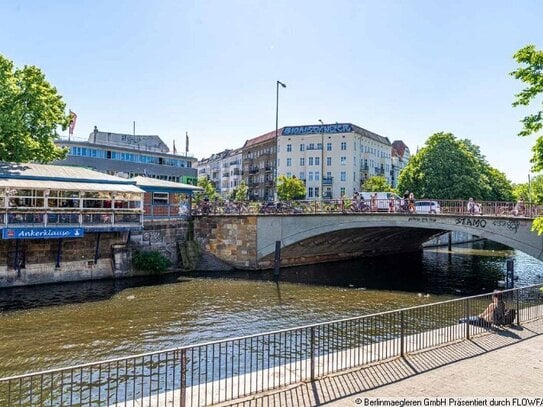 Vermietete 2-Zimmer-Dachgeschosswohnung mit Ausblick auf den Landwehrkanal