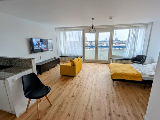 Stilvoll möbeliertes Studio mit gehobener Ausstattung, Einbauküche in Hamburg Eimsbüttel