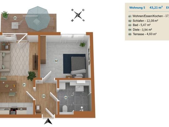 Attrakive Wohnung in Andershof