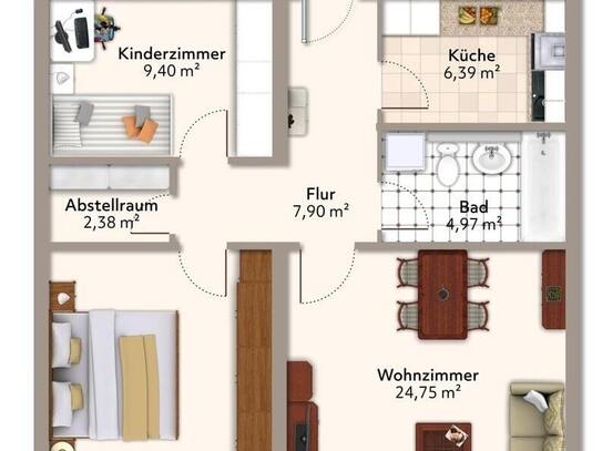 2,5 Zimmer Eigentumswohnung in Wilhelmshaven- zentrumsnah