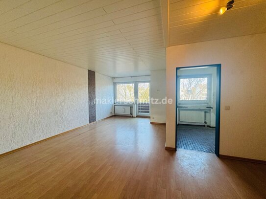 M'GLADBACH - RHEYDT LEERSTEHENDE 2-ZIMMER ETAGENWOHNUNG INKL. BALKON & GARAGE!