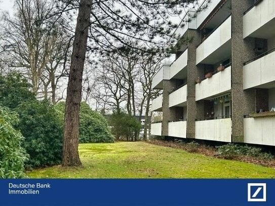 Helle Wohnung mit großem Südbalkon - 2 Zimmer - Unverbaubarer Blick ins Grüne