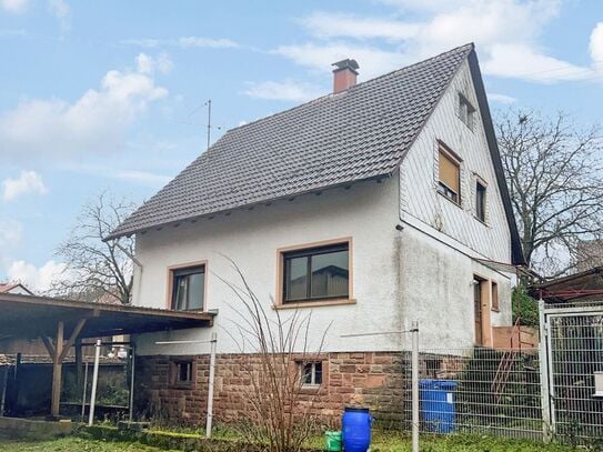 Sanierungsbedürftiges Einfamilienhaus mit zusätzlichem Ausbaupotential in Waldkatzenbach