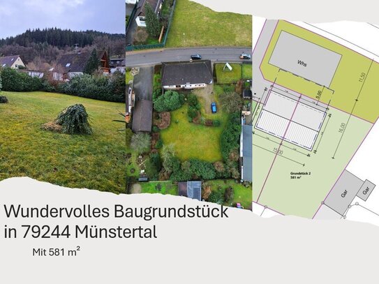 Wohnen im Herzen von Münstertal - Ihr Traumgrundstück wartet auf Sie mit 581 m²