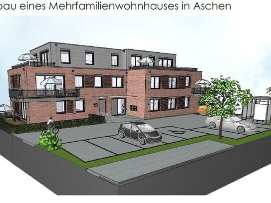 Mietwohnungen im Modernen Neubau in Diepholz/Aschen / Balkone und Terrassen