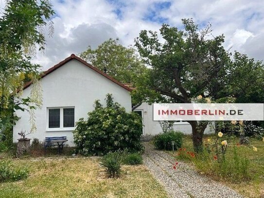 IMMOBERLIN.DE - Individuell gebautes Einfamilienhaus mit Südwestterrasse und großer Gartenidylle in sehr wohnlicher Lage