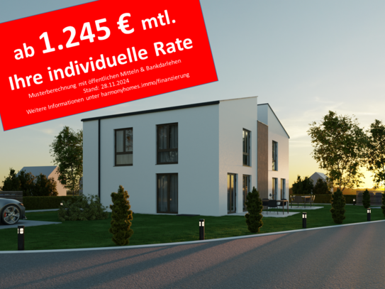 ab 1.245€ mtl. finanzieren - DHH in Spenge-Lenzinghausen