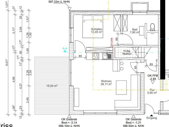 Neubau Einliegerwhg mit geh. Innenausstattung.