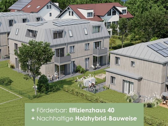 Dualastraße | Nachhaltige Holz-Hybrid-Bauweise mit Effizienzhaus 40 | 3-Zimmer Wohnung im 1.OG