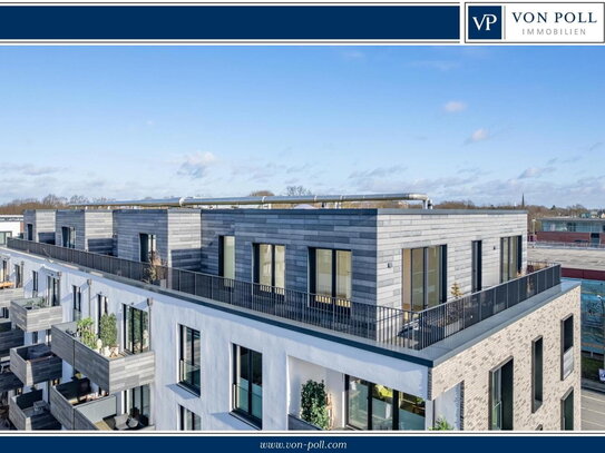 Mit TG-Stellplatz: Modernes Penthouse mit Süd- und West-Dachterrasse!