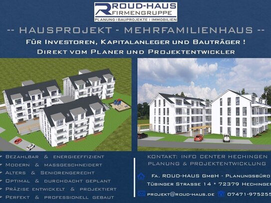 + EXKLUSIVES MEHRFAMILIENHAUS-PROJEKT! +