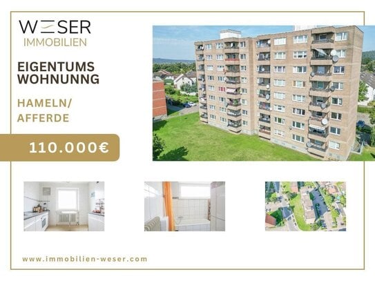 Provisionsfrei ! Moderne 4 - Zimmer Eigentumswohnung mit Stellplatz und Fahrstuhl in Hameln/ Afferde