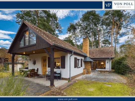 Idyllischer und gemütlicher Bungalow mit Garage und großem Grundstück in Seenähe