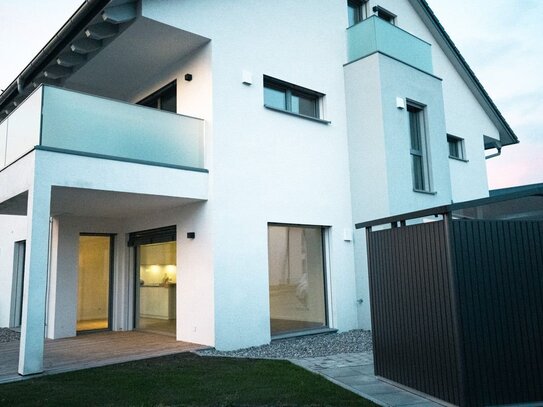 Wunderschöne Zweizimmerwohnung im Erdgeschoß mit Garten und Carport im Niedrigenergiehaus