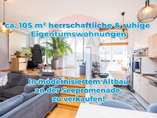 Eigentumswohnung an der Seepromenade! Ca. 103 m² in herrschaftlichem Ambiente mit Balkon & Parkgarage