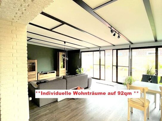 Gepflegte,individuelle 3 Zimmer Erdgeschosswohnung (ca.92m²) in Zetel