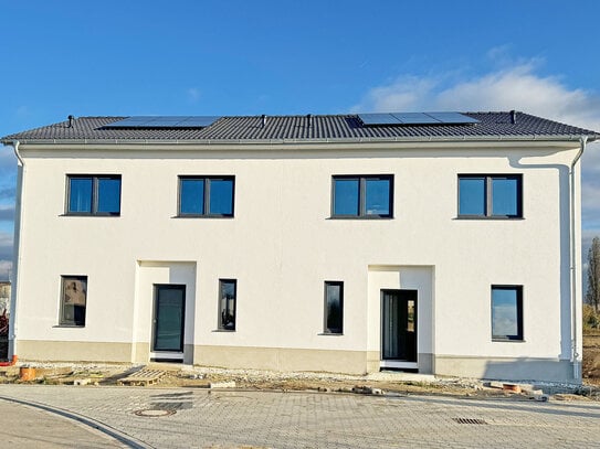 moderne, ökologische, energieeffiziente und barrierearme Doppelhaushälfte zur Miete in Dessau-Kochstedt