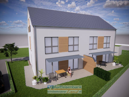 KFW40-Neubau-Doppelhaushälften in Mühlried!