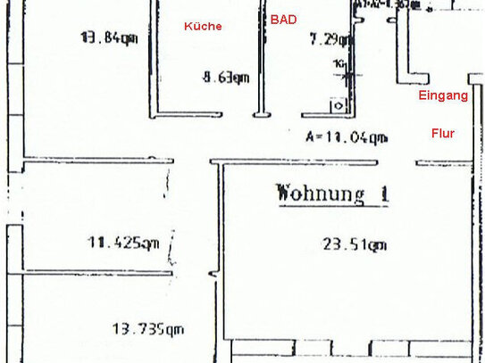 4-Raum-Wohnung,Bautzen Westvorstadt, frei ab 1.12.2024