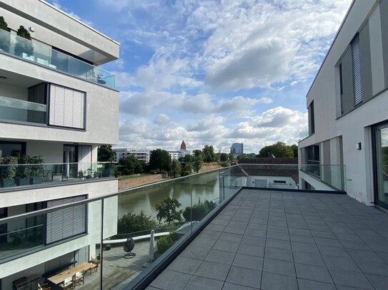 RARITÄT IN TOP-LAGE: 3,5-ZIMMER-TERRASSENWOHNUNG AN DER DONAU