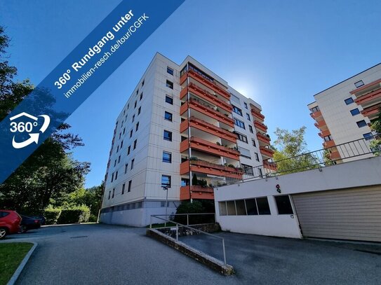 Wohnen in der Innstadt mit tollem Blick 3-Zimmer-Wohnung mit Wannenbad, EBK und Balkon