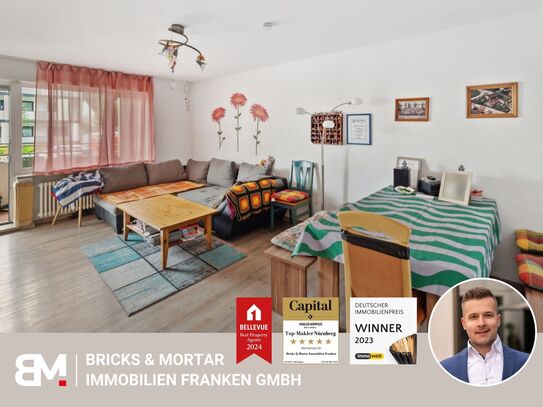 Attraktive 2-Zimmer-Wohnung inkl. modernem Badezimmer und guter Lage in Röthenbach an der Pegnitz