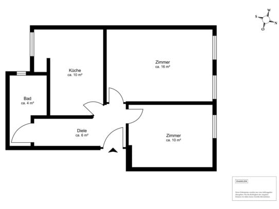 Frisch saniert & einziehen: Stilvolle 2-Zi.-Wohnung mit urbanem Flair & WG-Potenzial