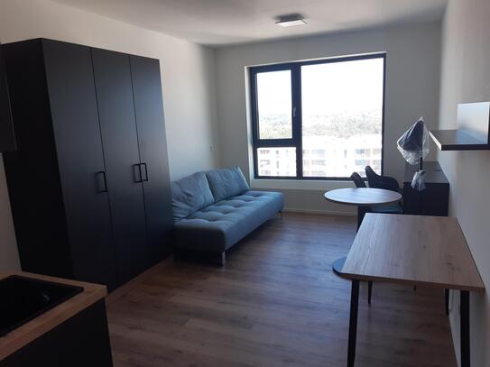 Exclusives 1Zi Apartment möbliert mit wunderbarem Blick über Nürnberg