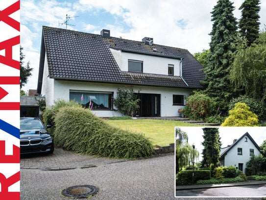 Einfamilienhaus + Einliegerwohnung mit Garten in zentraler Lage in Sonsbeck !