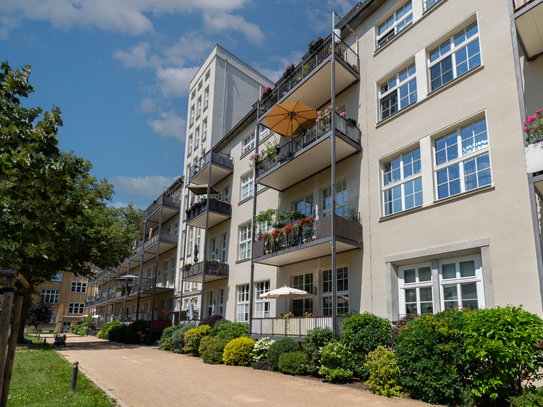 RARITÄT // Hochwertige Wohnung mit Parkett und Balkon im "Klangwerk" in Leipzig-Stötteritz